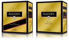 Almaden Box Wine..