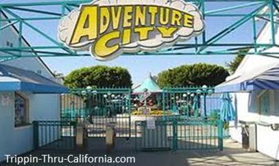 Entrance to Adventure City Theme Park in California