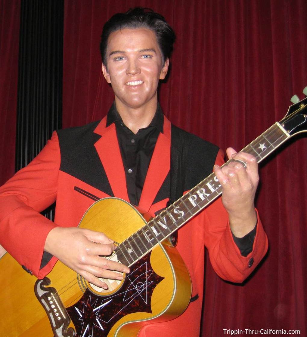 Elvis Presley at the Hollywood Wax Museum