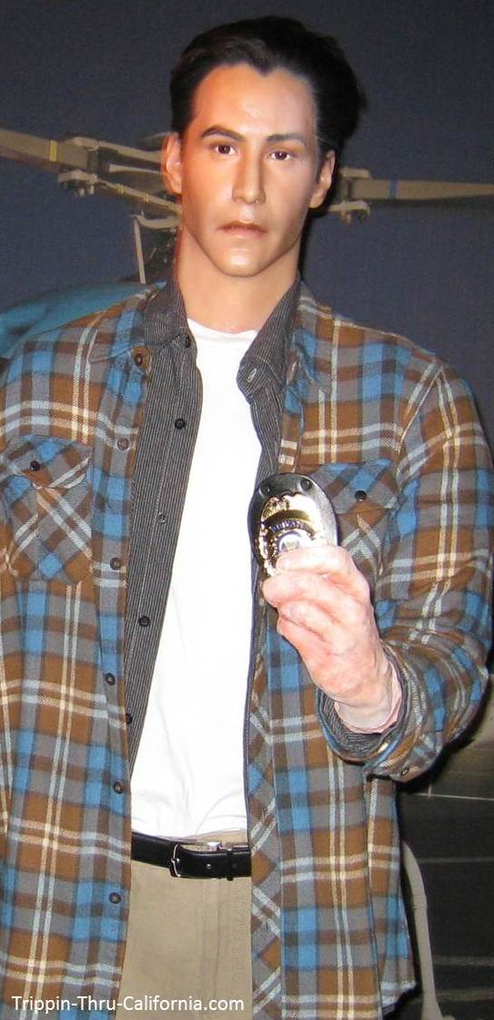 Keanu Reeves at the Hollywood Wax Museum