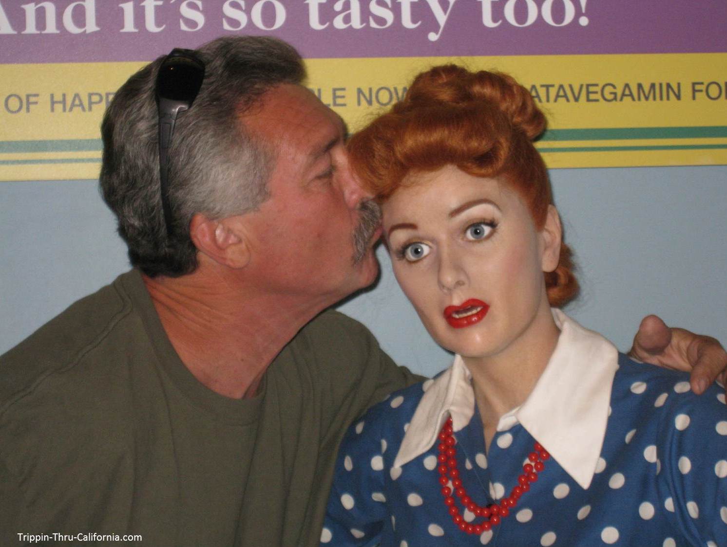 Lucielle Ball at the Hollywood Wax Museum